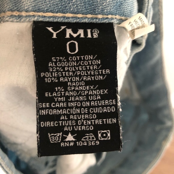 Denim High Waist Fringe Frayed Hem Festival Jean Shorts - Picture 4 of 7